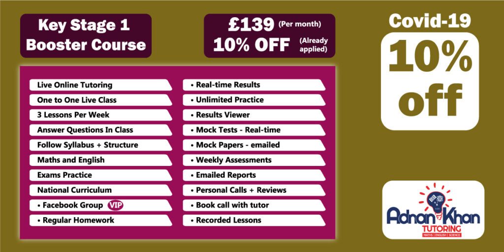 KS1 tutoring, KS1 tutors, KS1 tuition