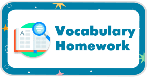 Vocabulary Homework